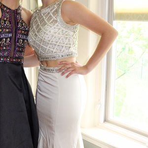 Two piece mermaid prom dress!!